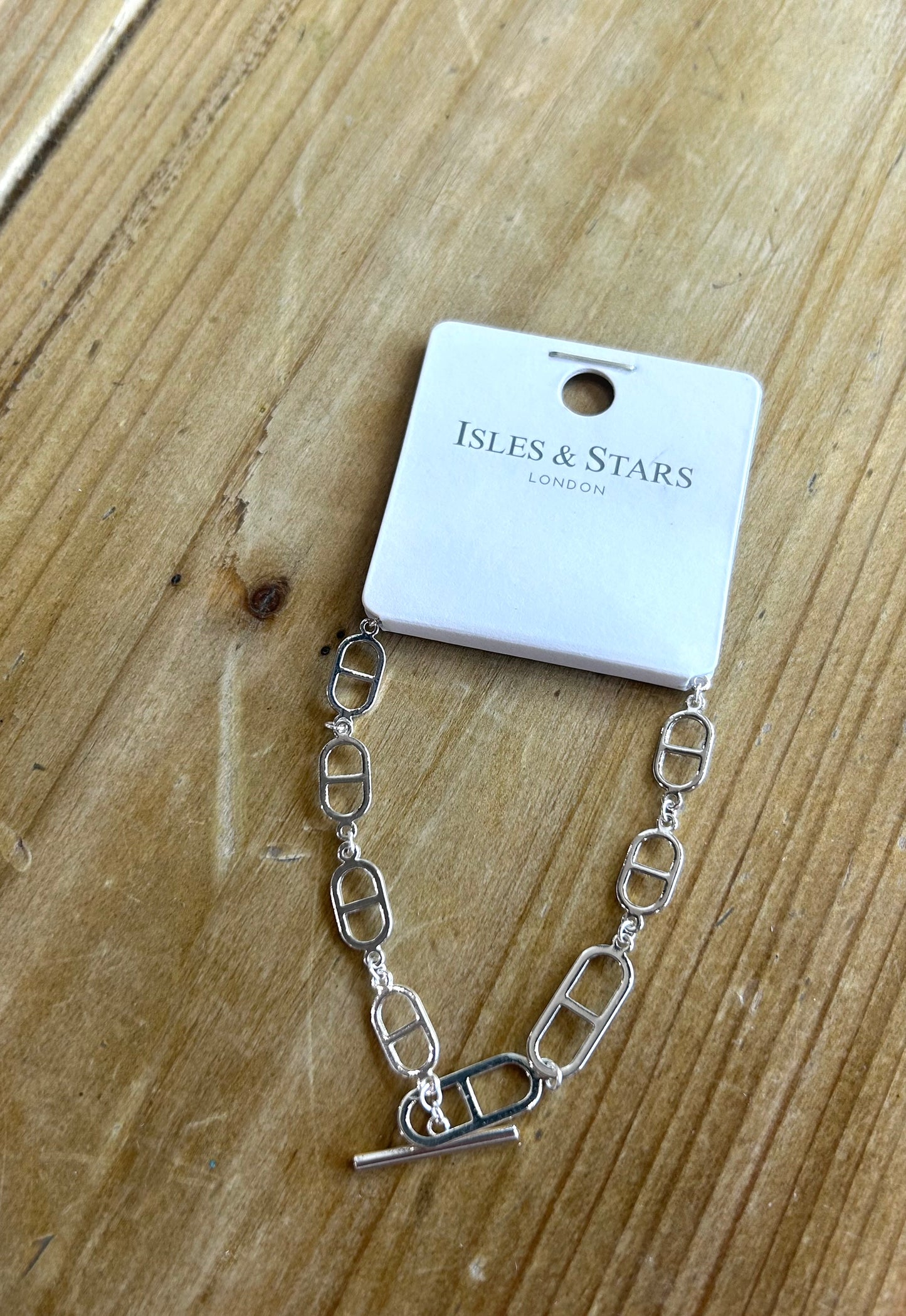 Interlock Chain Bracelet - Silver