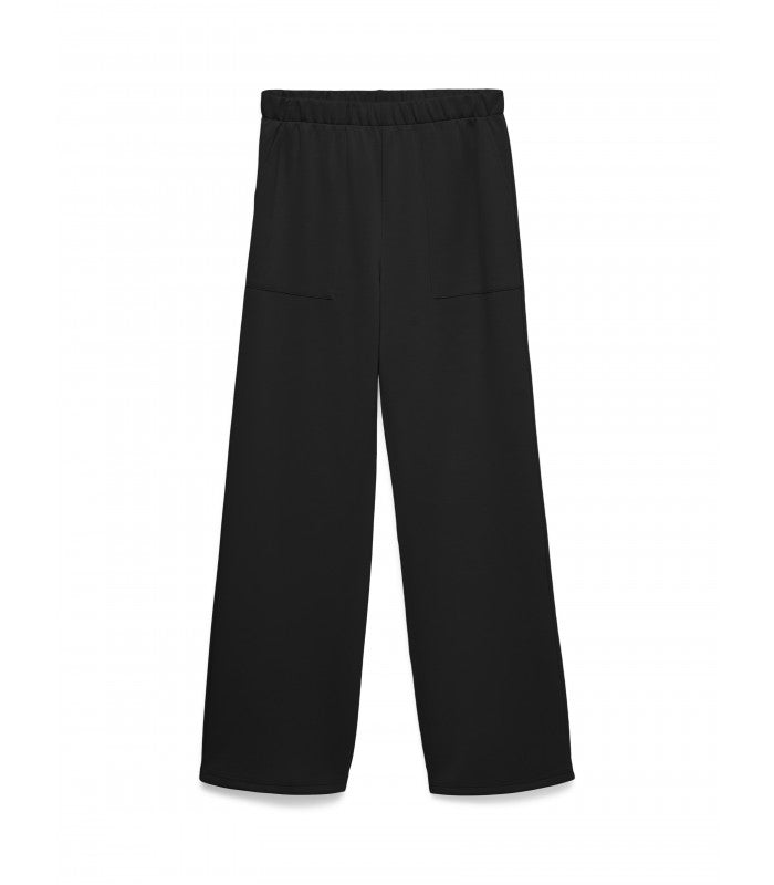 BELLIS STRAIGHT PANT - Black