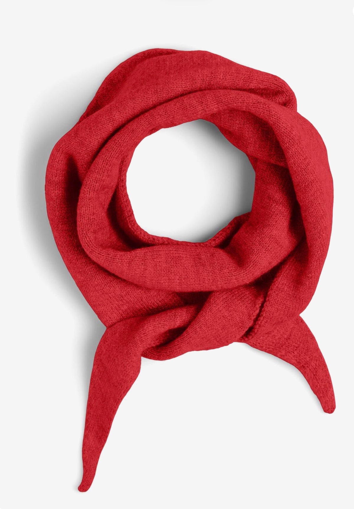 KOMMA TRIANGLE SCARF - Red