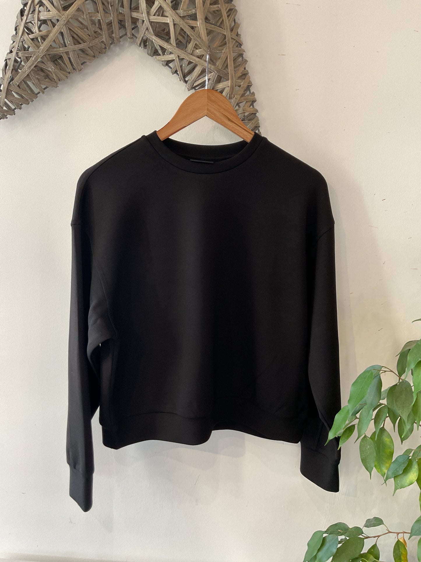 VMBELLIS LS SWEATSHIRT - Black