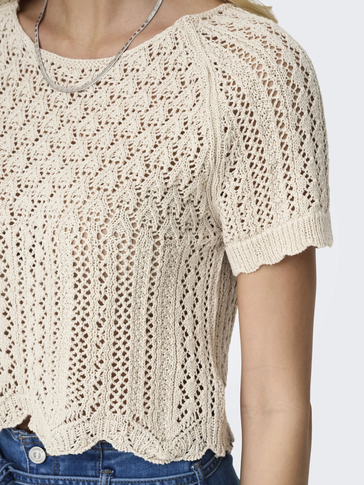 NOLA LIFE S/S PULLOVER KNT - Feather Gray