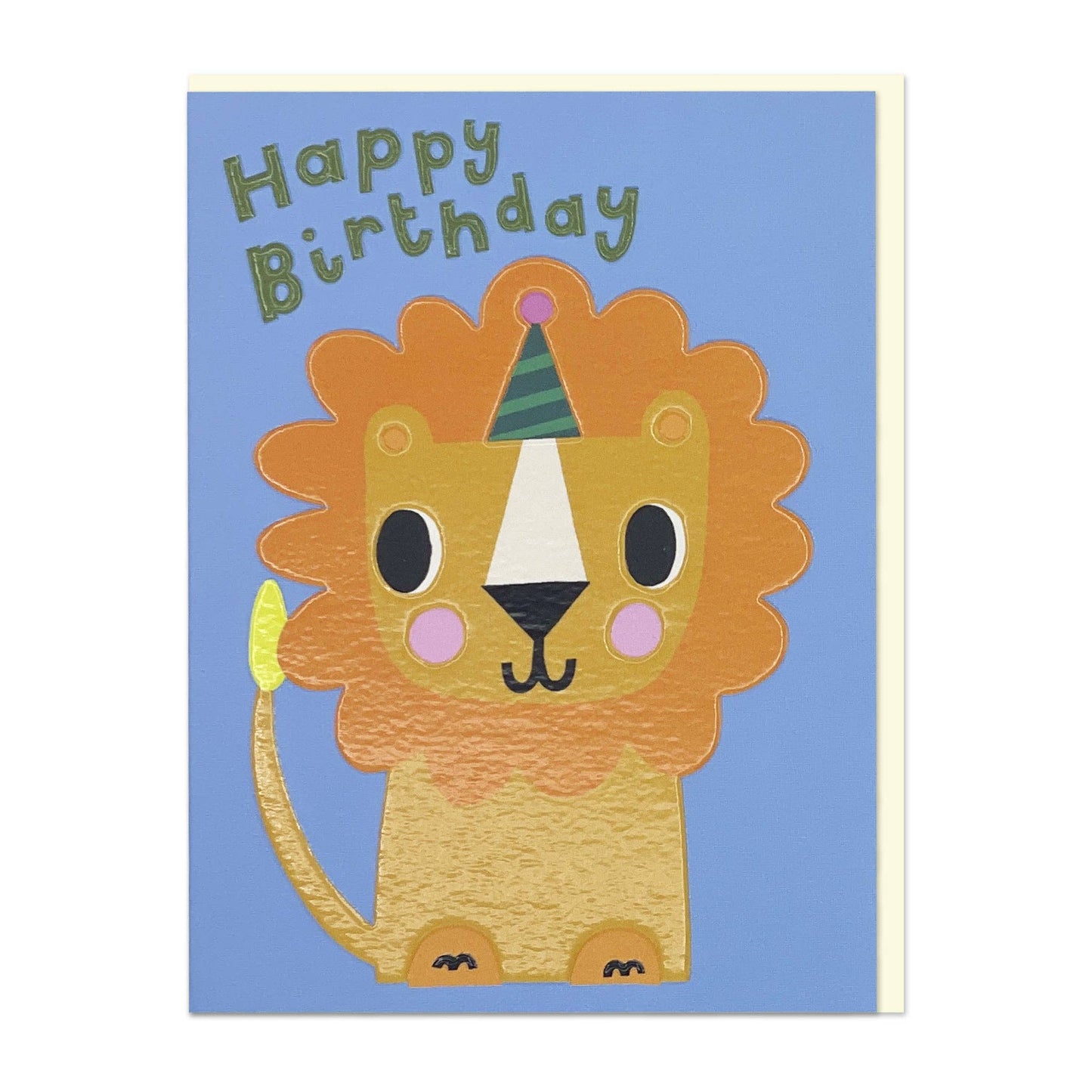 Happy Birthday Lion - Small Card