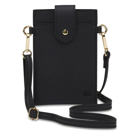 Crossbody Phone Bag: Jet Black