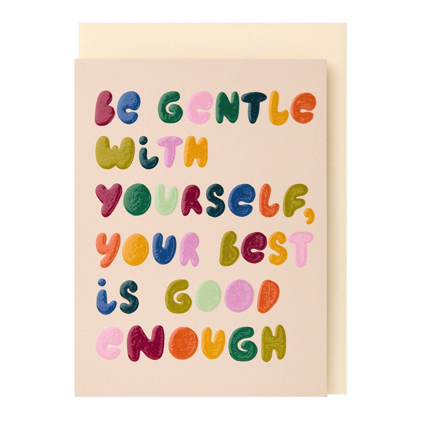 Be gentle with yourself your best is good enough - Small Card