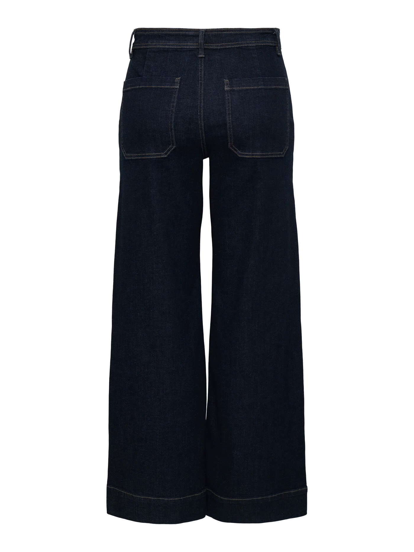MADISON HW CHINO WIDE DENIM - Dark Blue