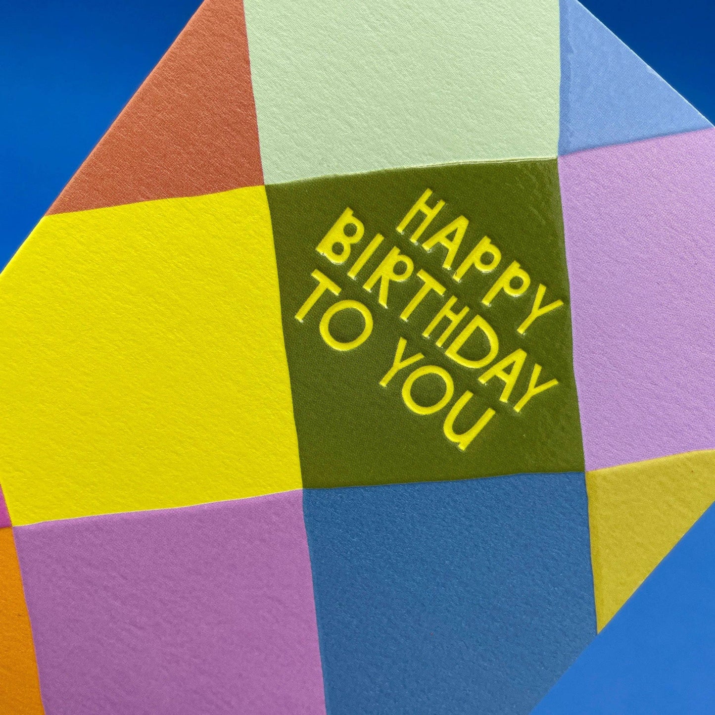 Happy Birthday To You Harlequin - Small Card