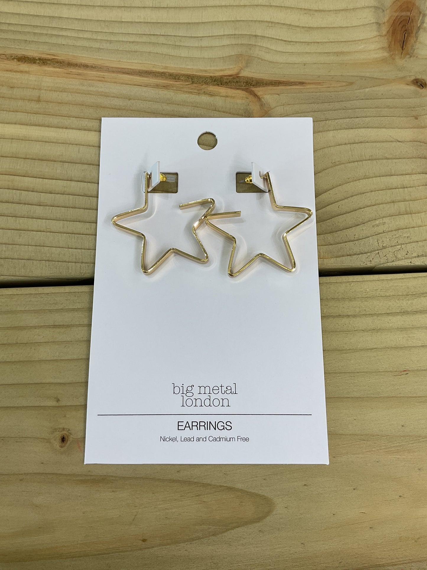 Gold Star Earrings
