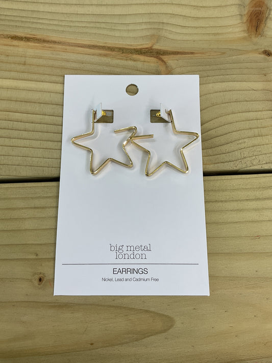 Gold Star Earrings