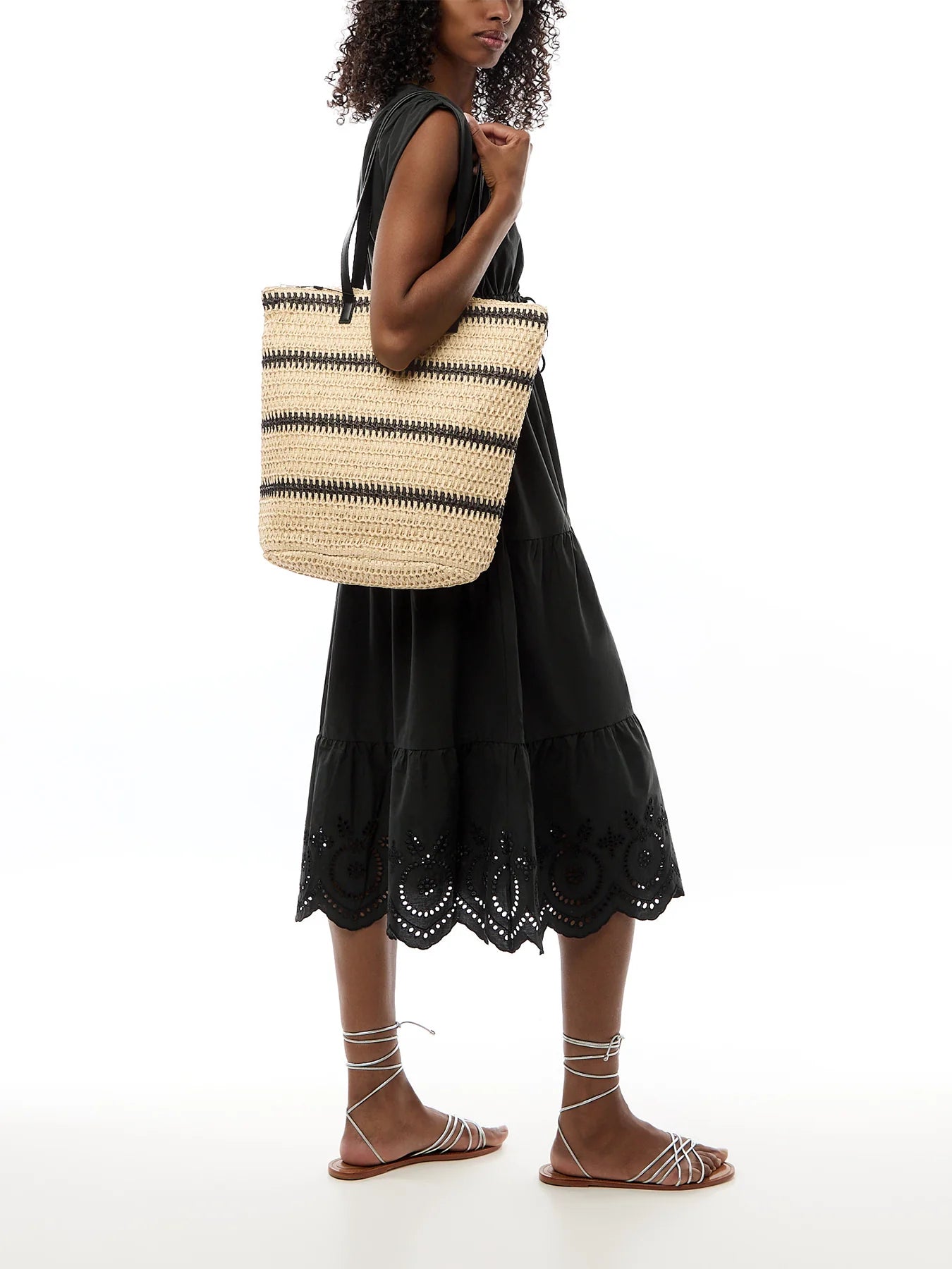 LUNA SHOPPER - Nature/ Black