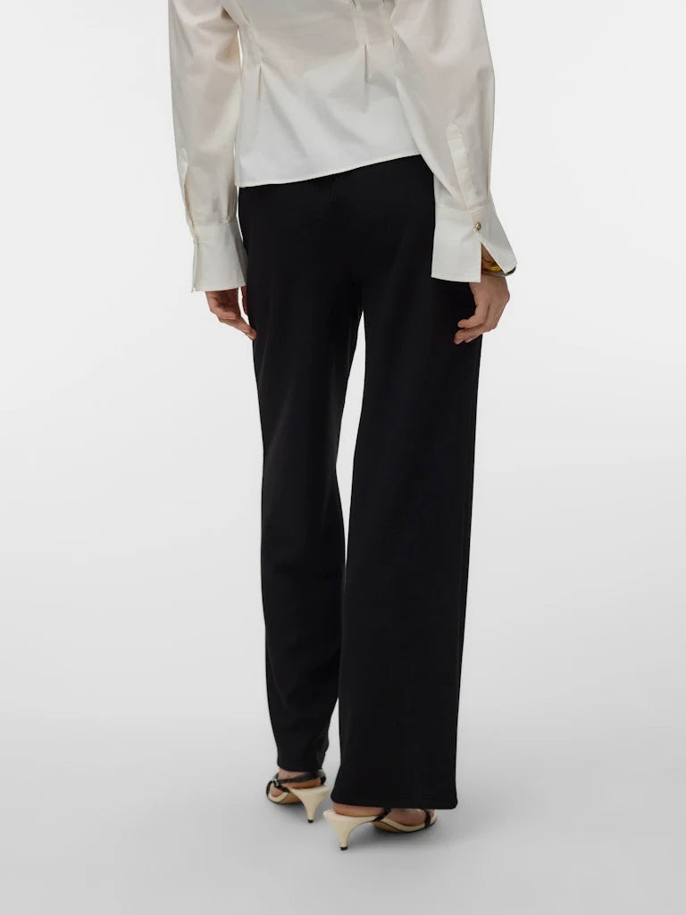 BELLIS STRAIGHT PANT - Black