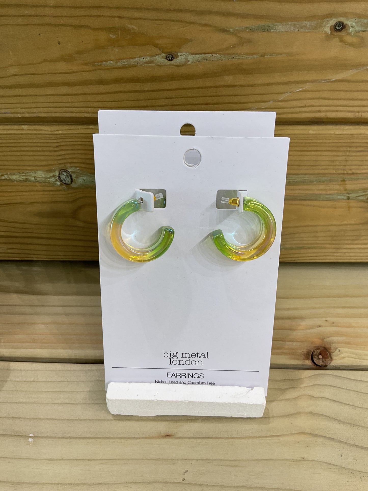 Perspex hoop green
