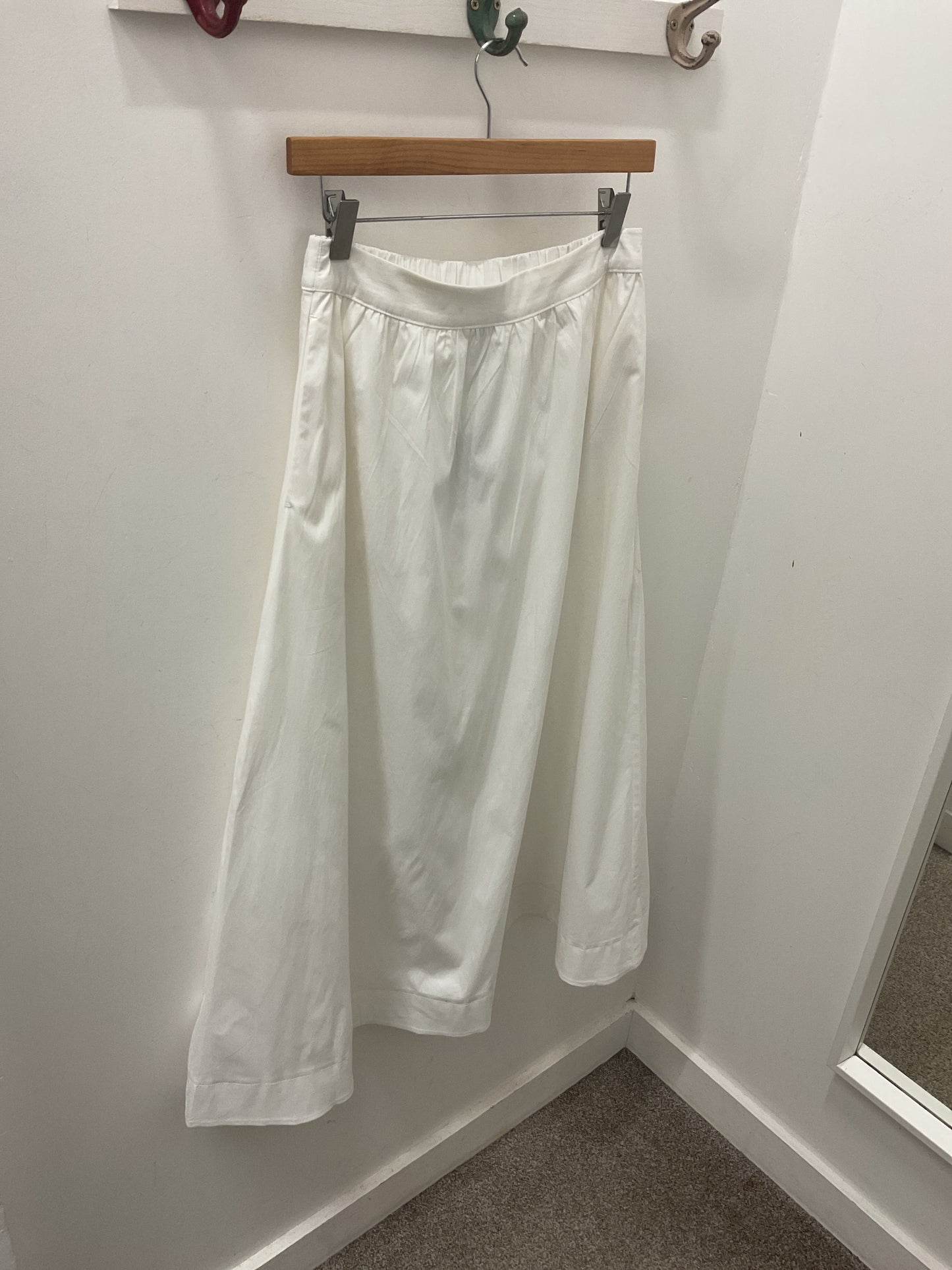 LEO MW ANKLE SKIRT - Snow White