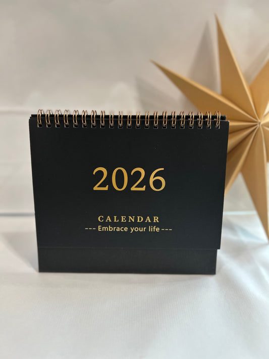 Black 2026 Calendar