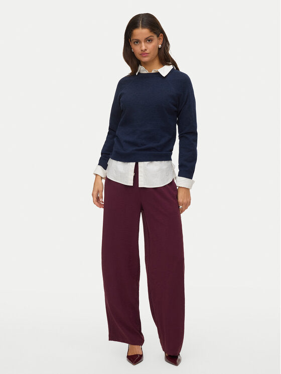 ESME NW TIE WIDE PANT - Winetasting