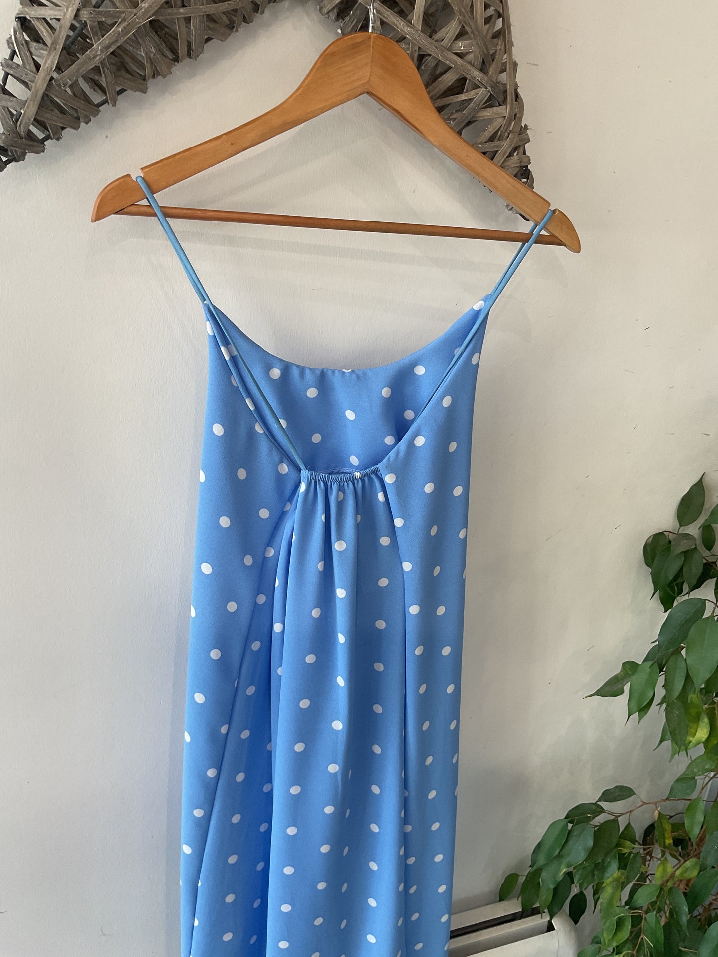 Polka Dot Dress - Blue