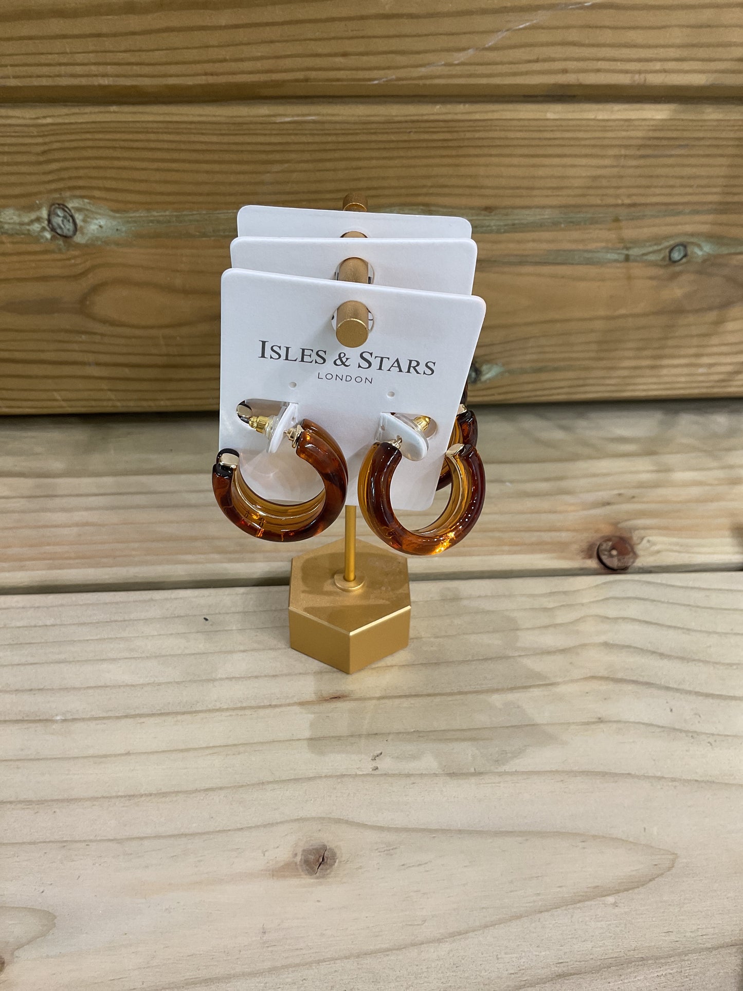 Amber Resin Earrings