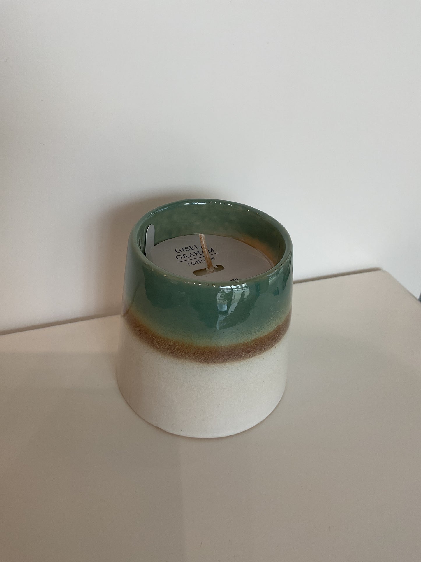 Gisela Graham Stoneware Scented Candle - Ocean