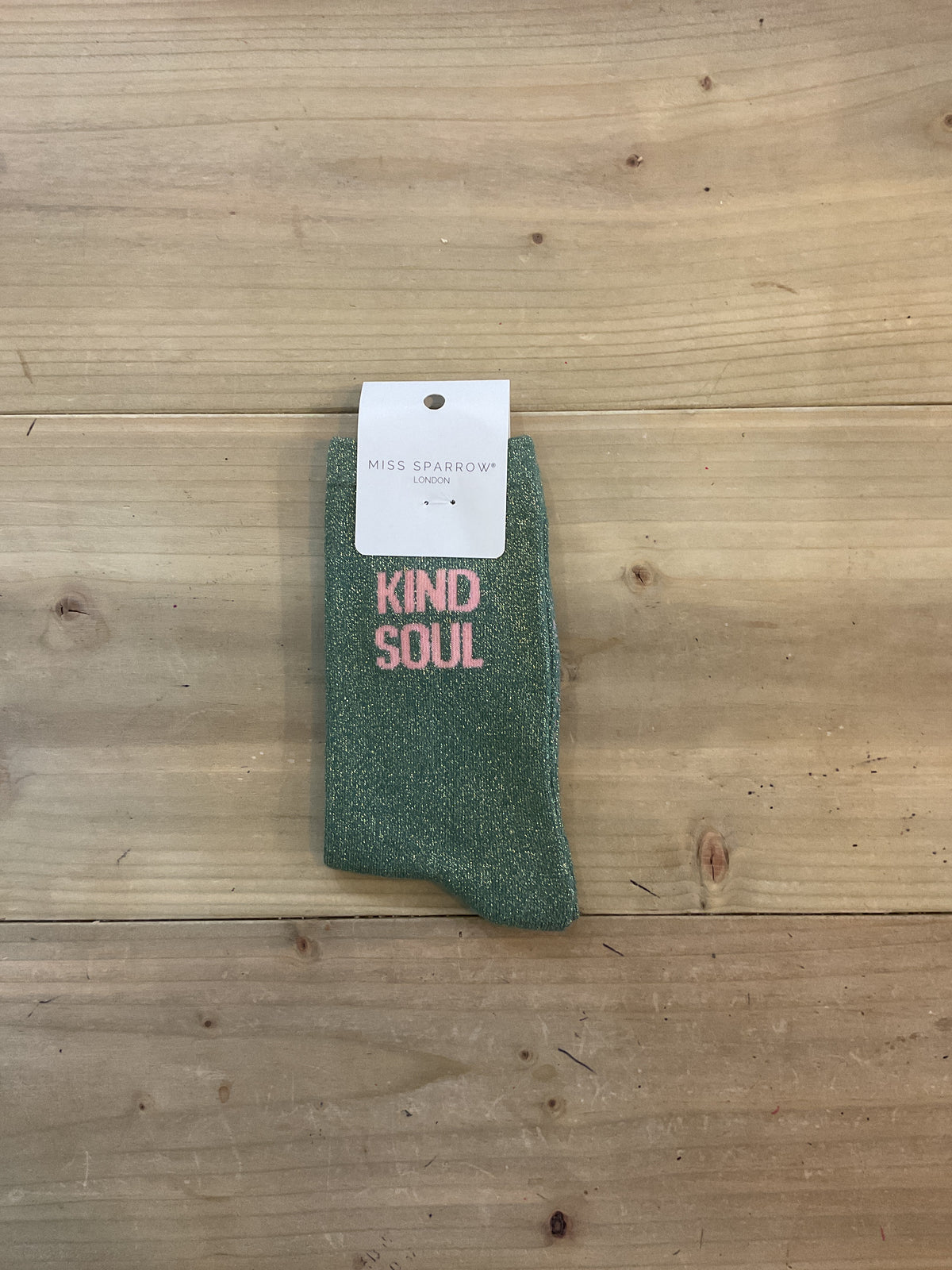 Miss Sparrow Glitter Socks
