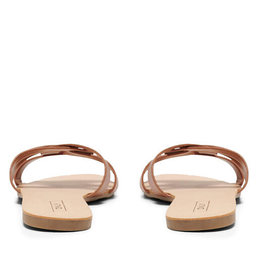 ONLFELI-4 PU SLIP ON SANDAL - Congac