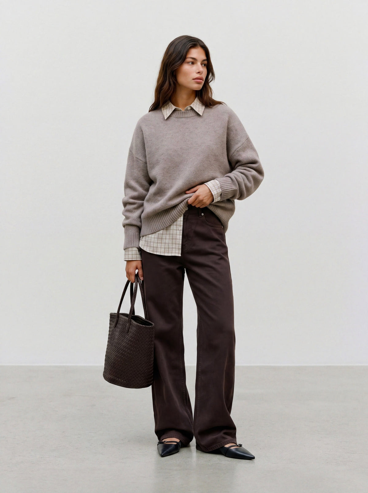 BOOM LS O-NECK PULLOVER - Moonrock