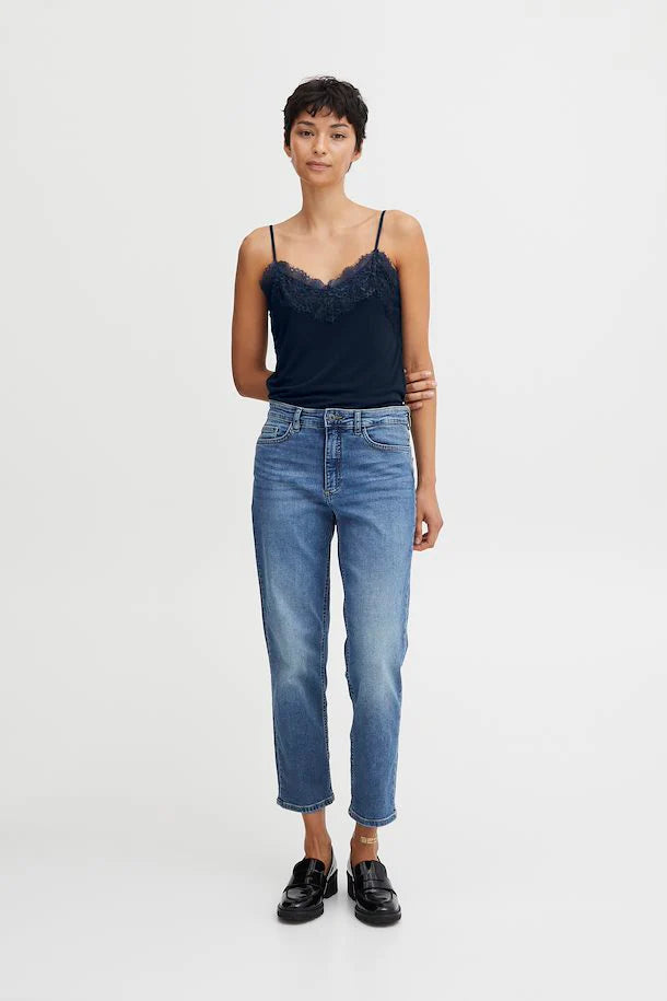 LIKE TOP - Navy Lace