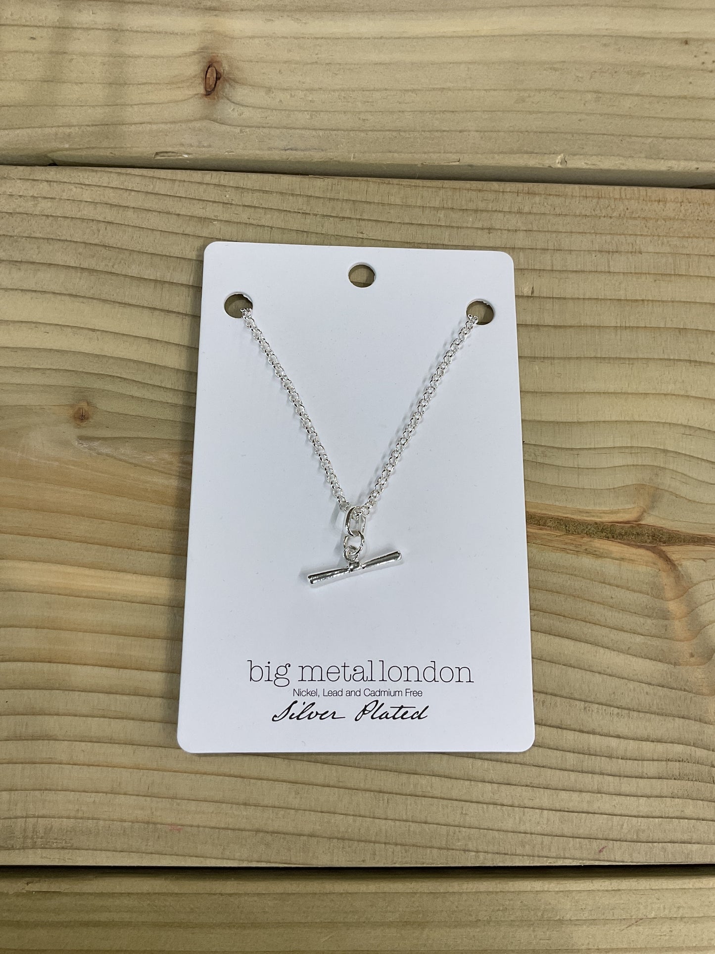 T.Bar Necklace - Silver