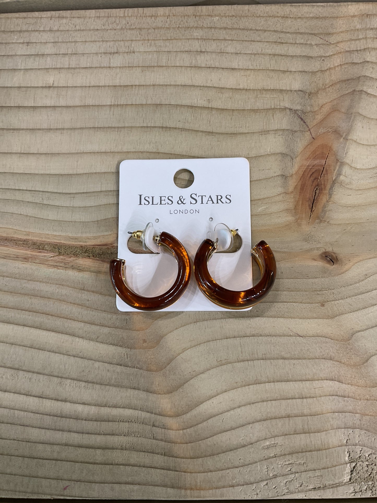 Amber Resin Earrings