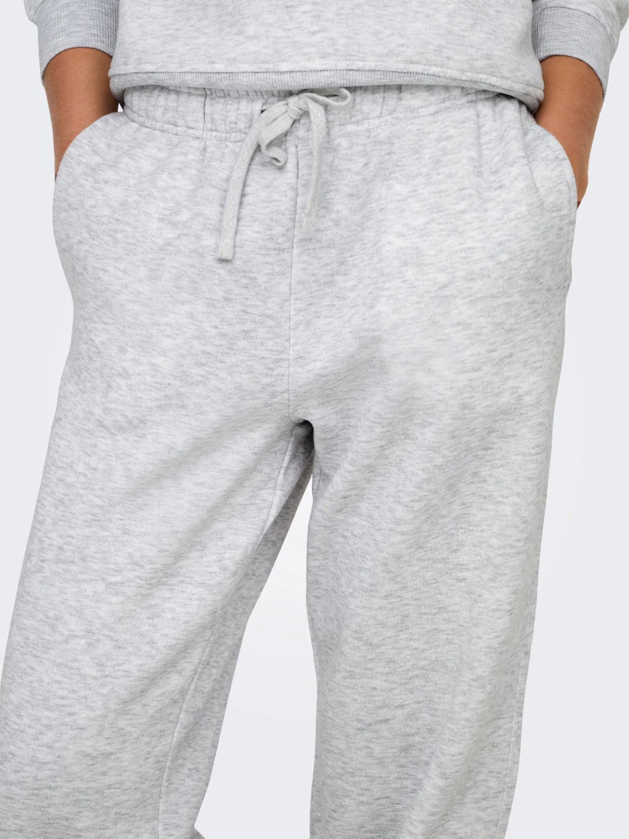 BEST STRAIGHT PANT SWT - Light Grey Melange