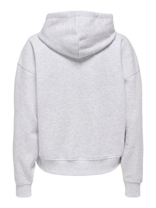 BEST LS HOOD SWT - Light Grey Melange