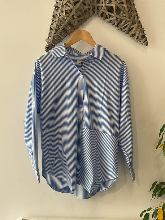 IHGARMI SHIRT - Blue/White Stripe