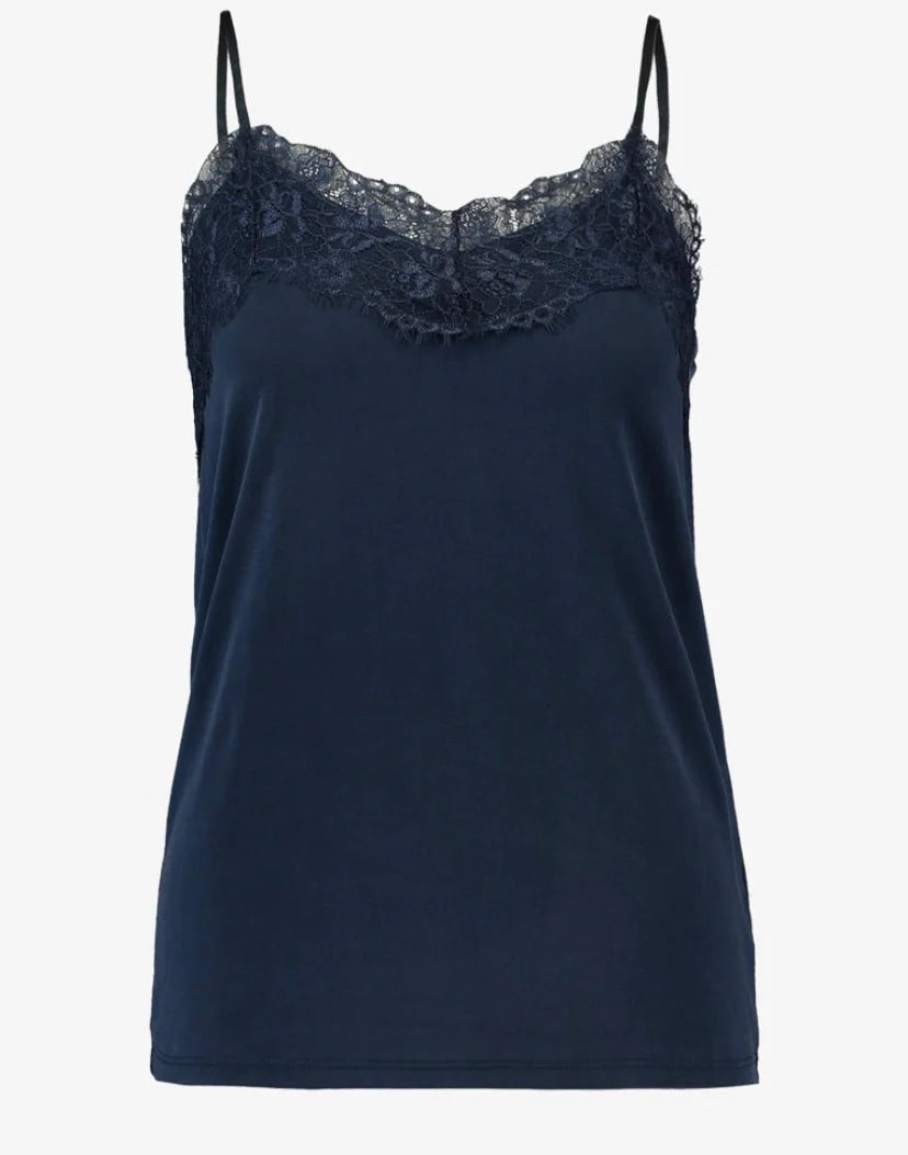 LIKE TOP - Navy Lace
