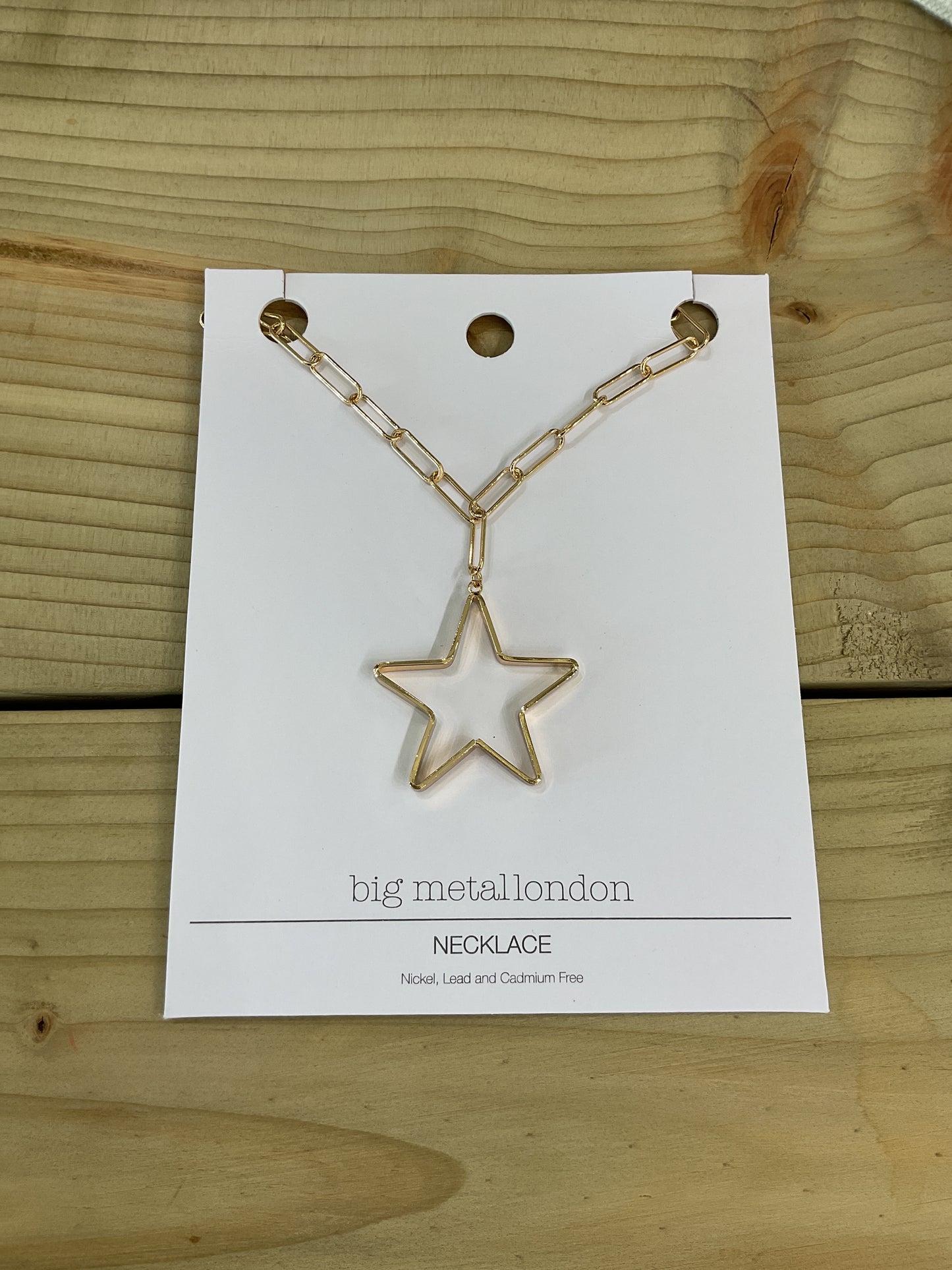 Gold Star Pendant