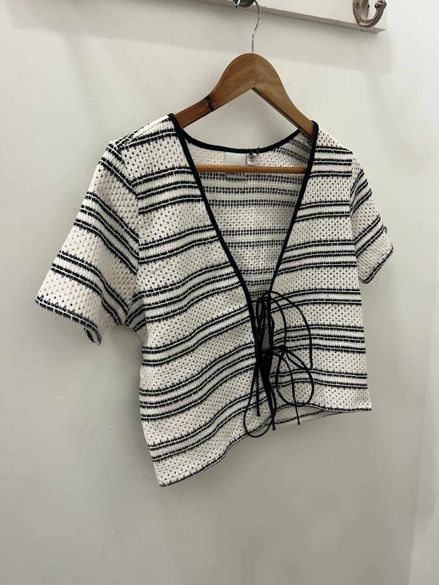 MARIA SS TOP - Black/ White