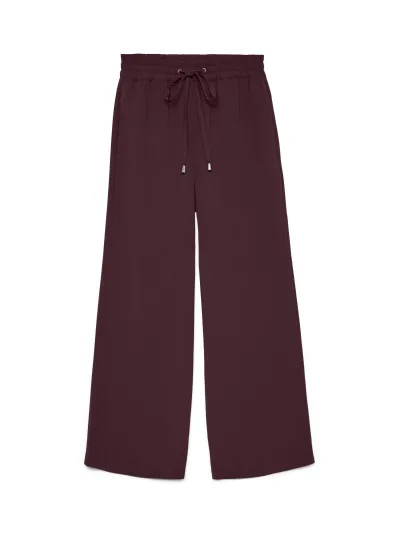 ESME NW TIE WIDE PANT WVN - Winetasting