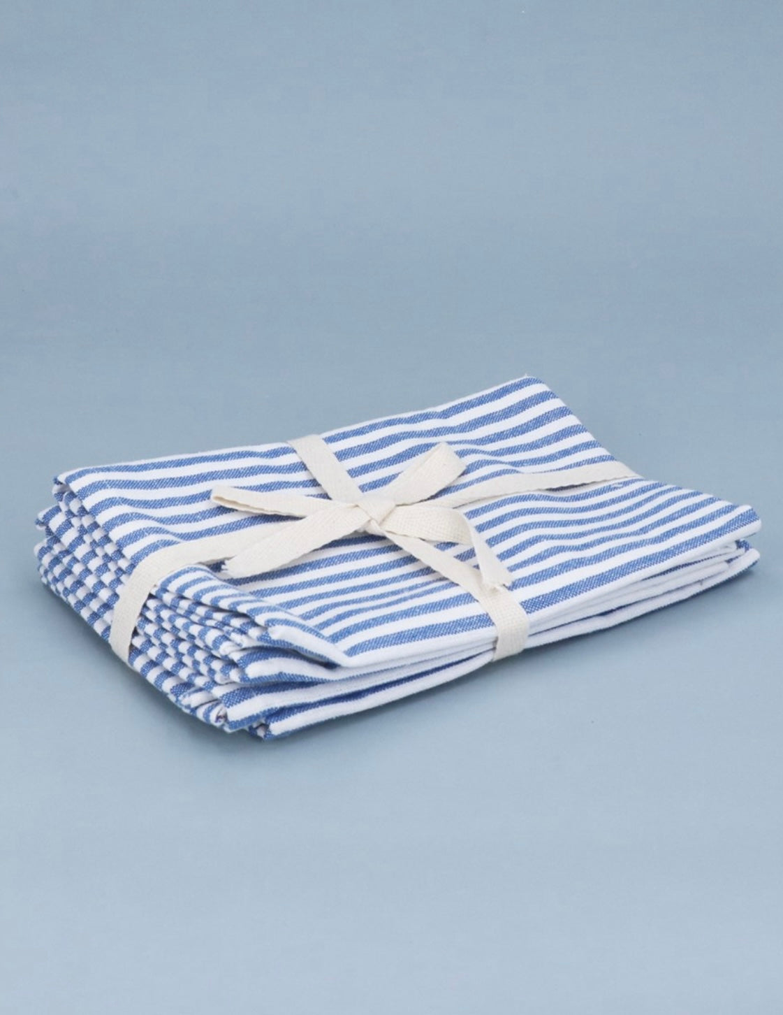 Napkins Pack 4 - Blue Mix Stripe