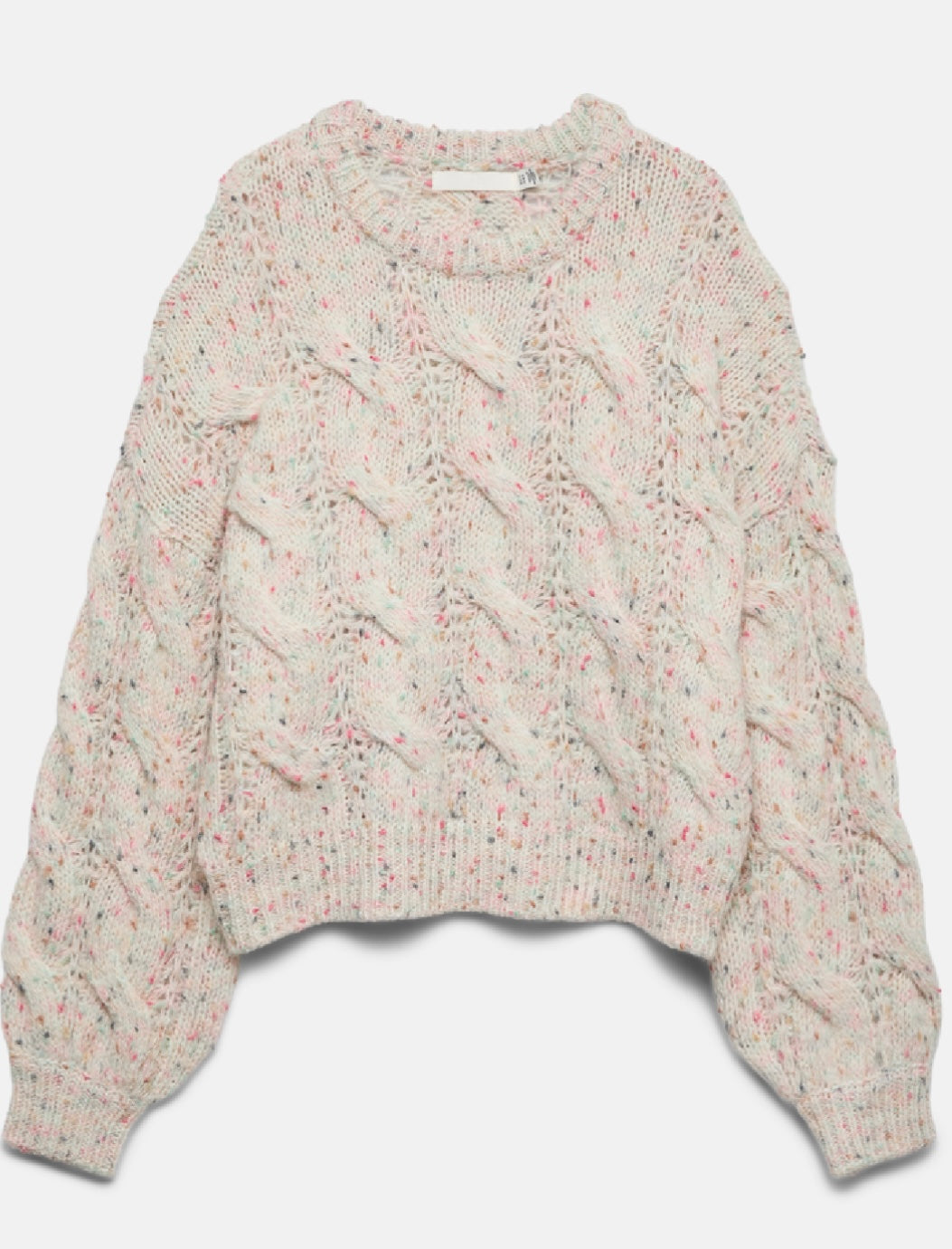 ZENA LS LOOSE PULLOVER - Birch/Comb