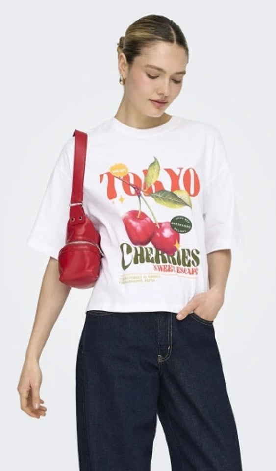 JOSSI O-Neck Box Tee - Tokyo