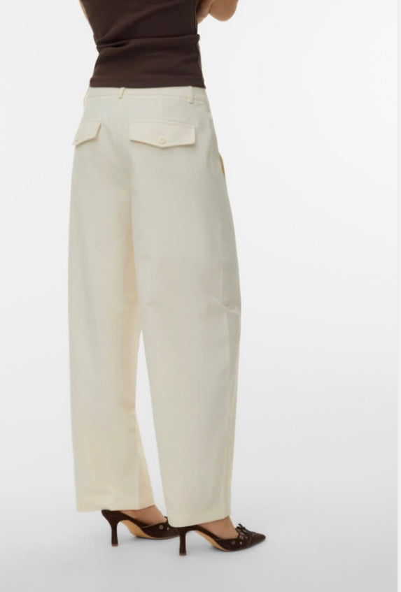SOFIA MW BARREL PANT - Snow White