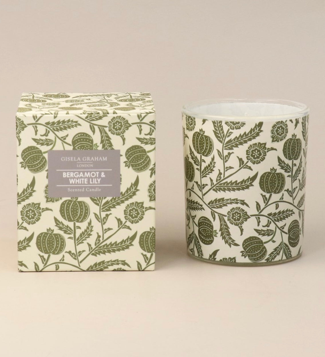 Gisela Graham Bergamot & White Lily Candle