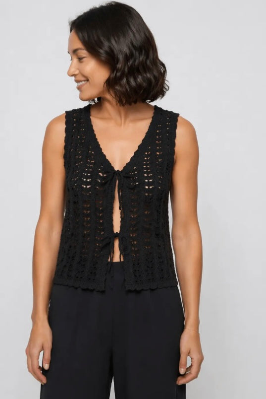 DOSIA WAISTCOAT - Black