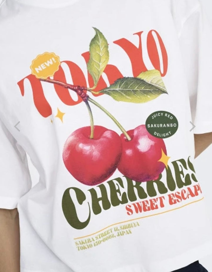JOSSI O-Neck Box Tee - Tokyo
