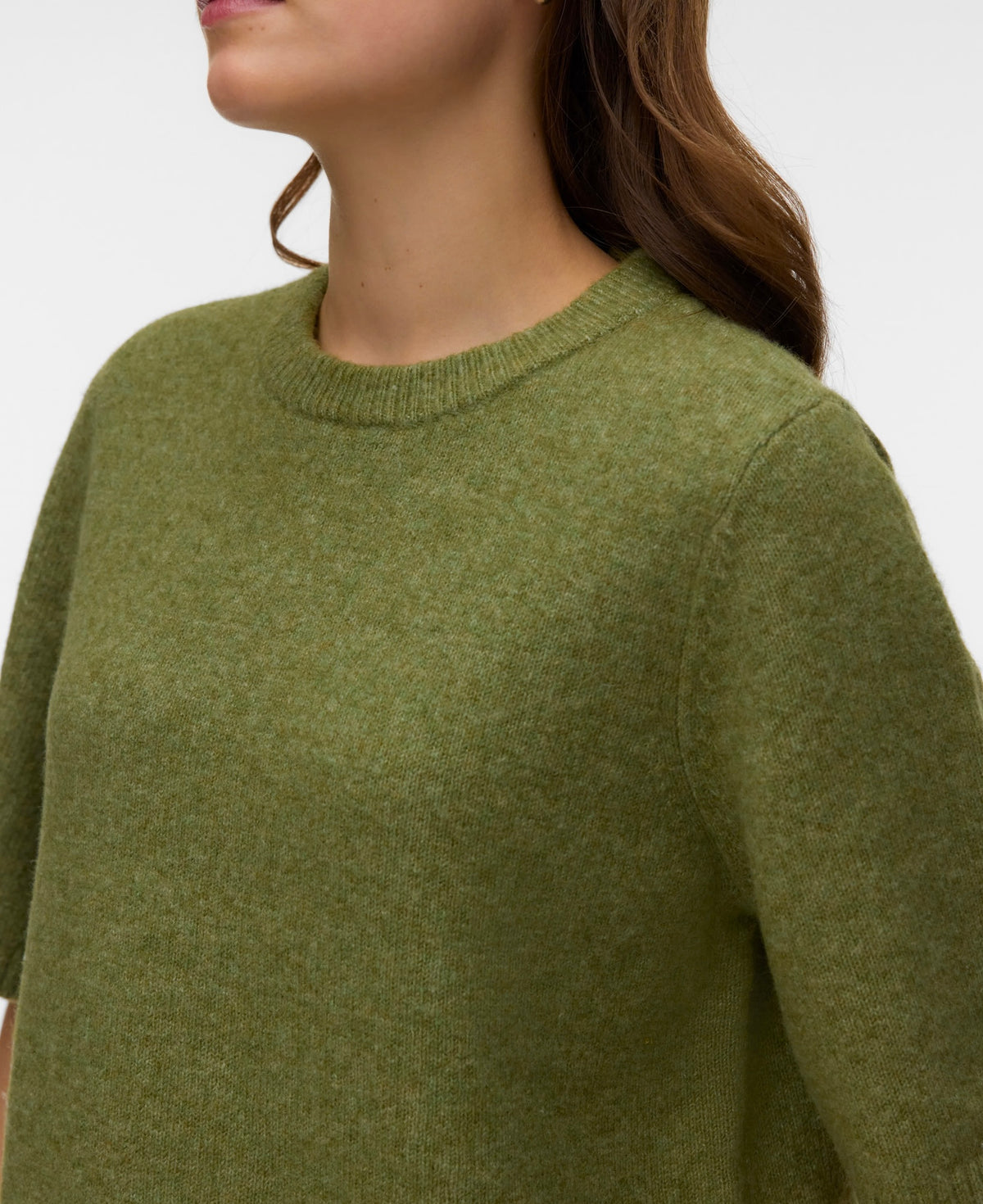BOOM 2/4 O- NECK OVERSIZED PULLOVER - Sphagnum Melange