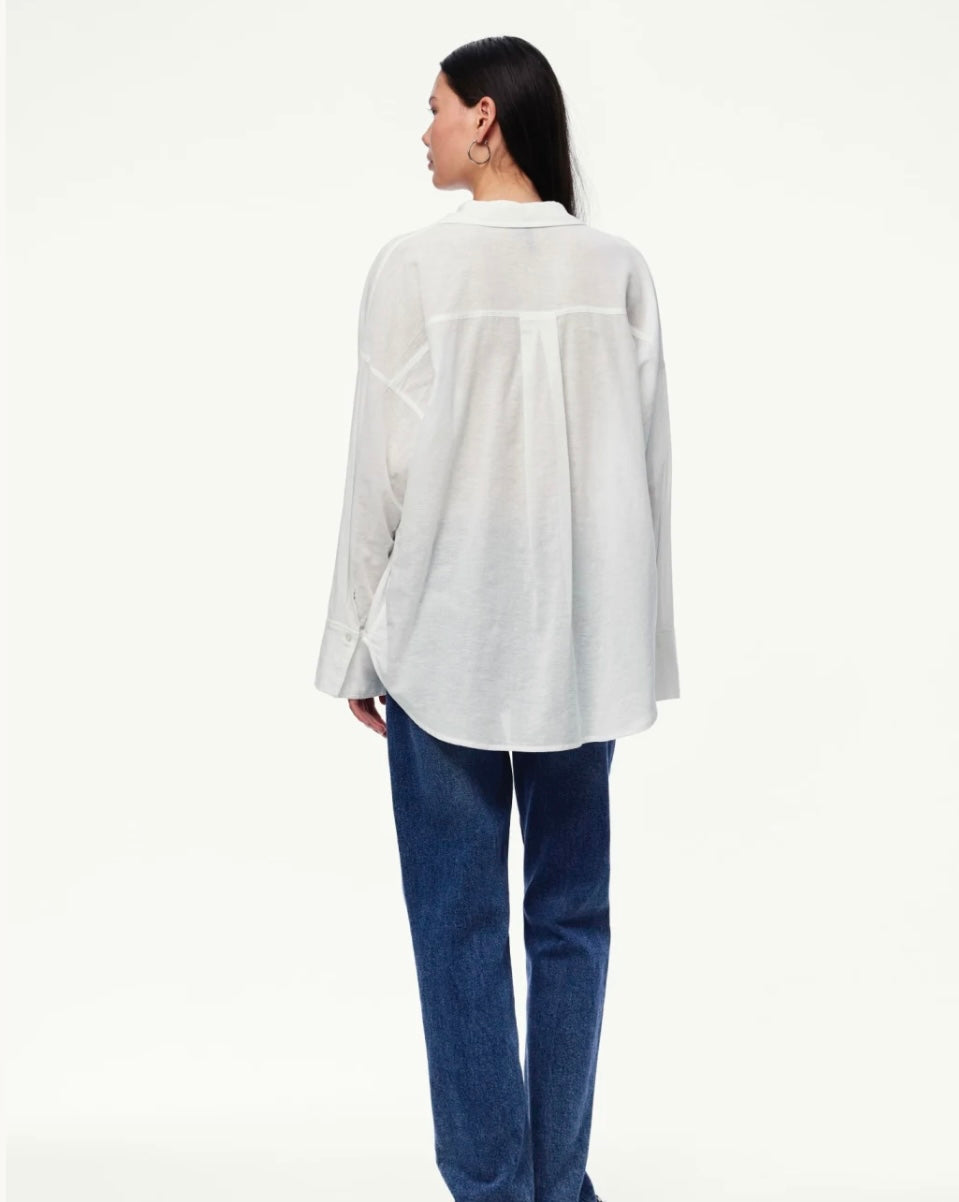 MATINKA LS SHIRT - Cloud Dancer