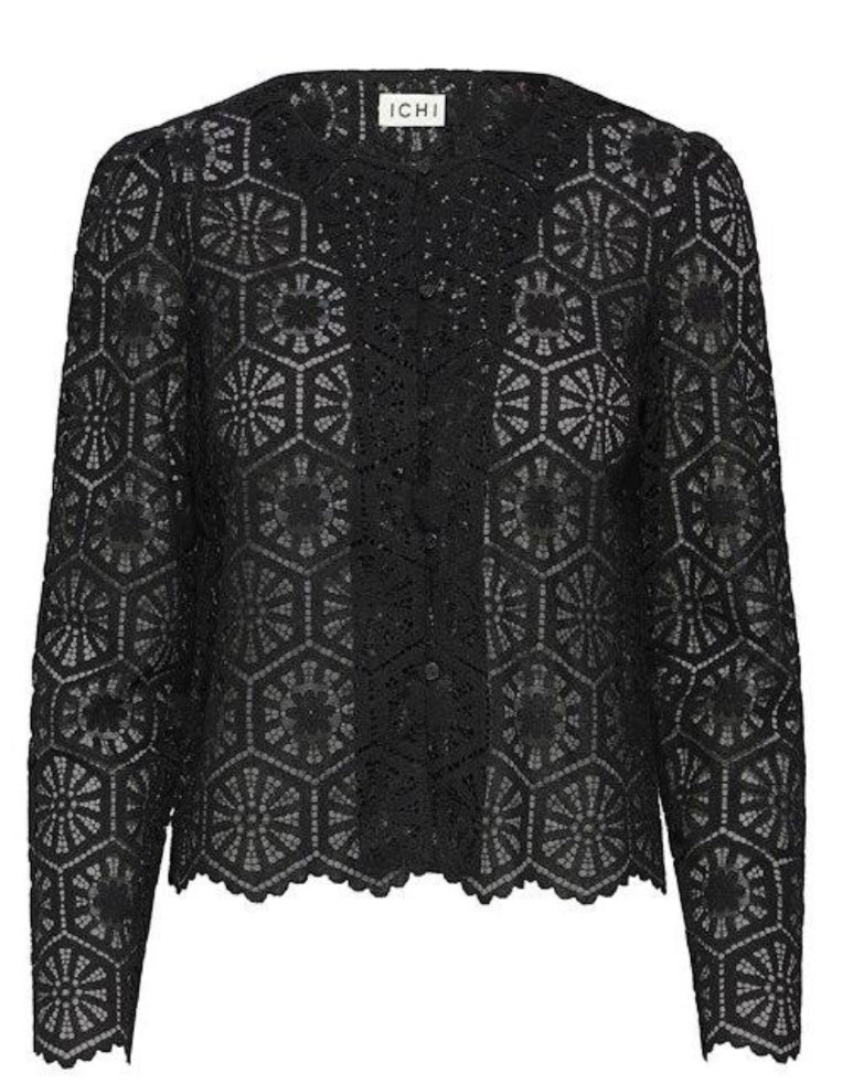 IHELORA Blouse - Black