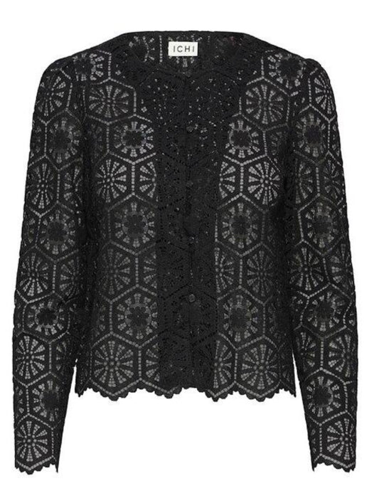IHELORA Blouse - Black