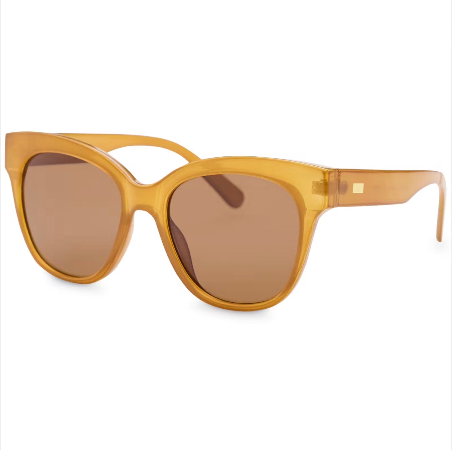 IASALLY SUNGLASSES - Bone Brown / Orange