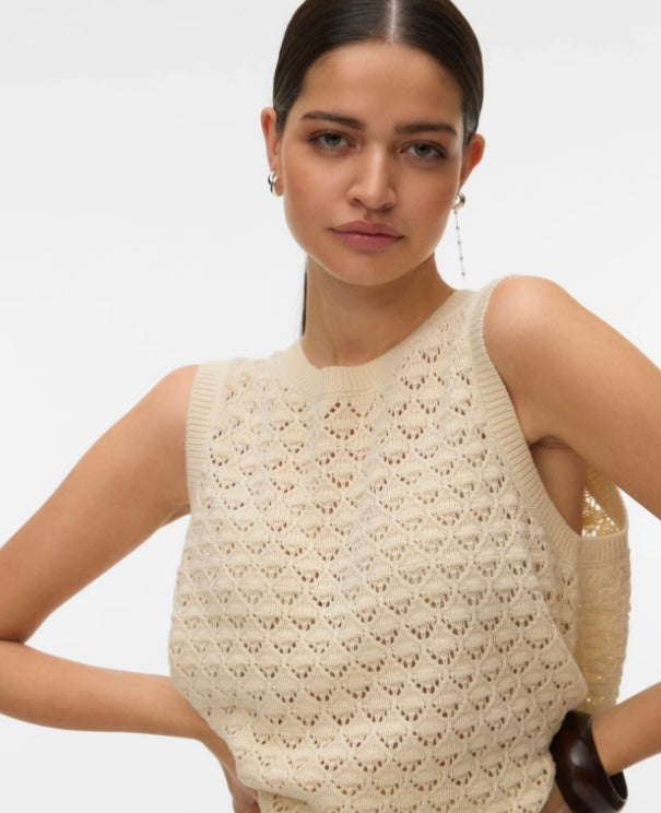 JAQUELINE O-Neck Top - Birch