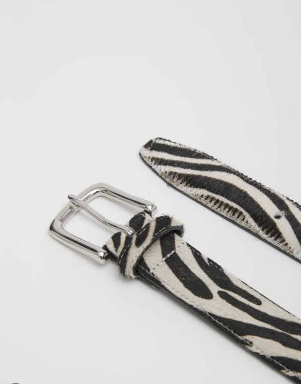 ZEBRA Leather Belt