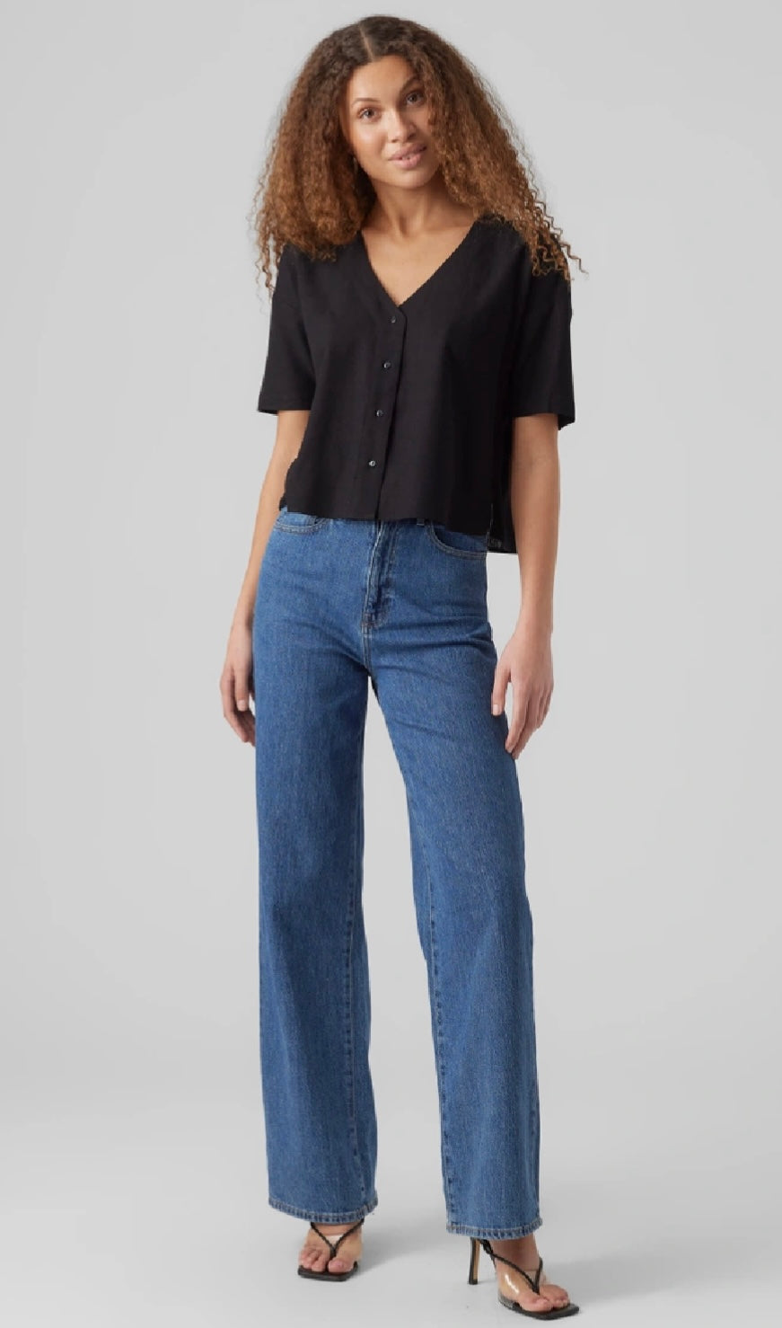 MYMILO V-NECK SHIRT - Black