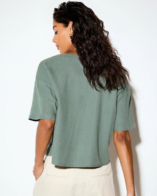 MYMILO V-NECK SHIRT - Laurel Wreath
